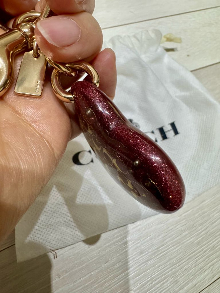 코치 하트 키링 택포 이미지