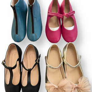 여아 구두 플랫슈즈 부츠 200사이즈 일괄 콩나무플랫 이미지