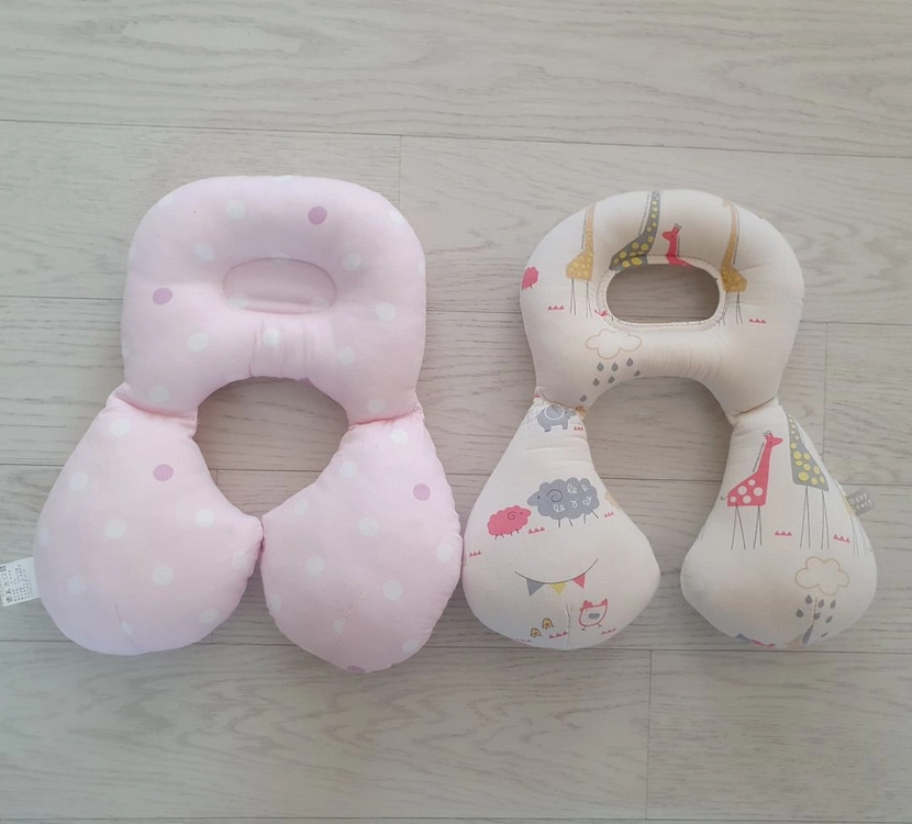 신생아 영아 아기 목베개 짱구베개 카시트 이미지