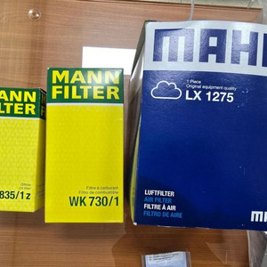 hu8325 엔진오일필터 wk730 연료필터 lx1275 에어필터 아우디a8 및 호환차종 이미지