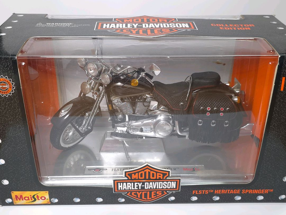 할리데이비슨 스프링어 모터사이클(오토바이) 피규어 1:10 1/10 WWE 이미지