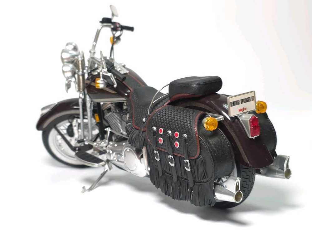할리데이비슨 스프링어 모터사이클(오토바이) 피규어 1:10 1/10 WWE 이미지