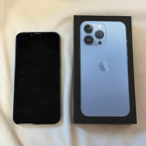 아이폰13 프로 시에라블루 256기가 팝니다 (배터리 성능 85%) 이미지