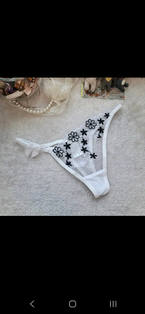 여성팬티 T팬티 90-95 4종 묶음 판매 티팬티 이미지