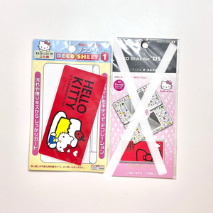 미개봉) 헬로키티 고전 닌텐도 ds lite 데코 시트 양도 이미지