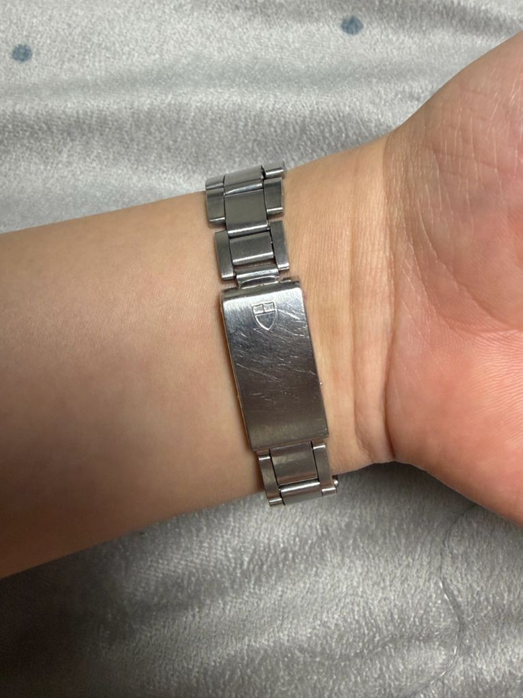 튜더 프린스 오이스터데이트 34mm Ref. 7990/4 실버 트로피칼 파티나 다이얼 이미지