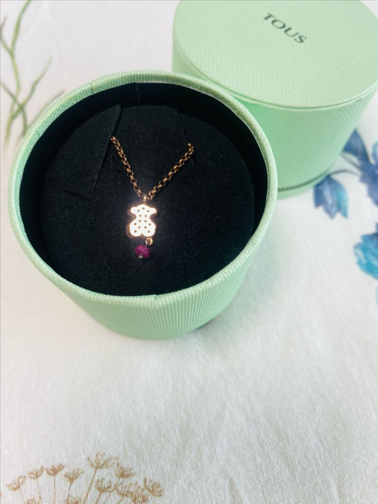 실버925) TOUS 토스 실버 곰돌이 은 목걸이 루비 원석 스페인 팔찌 귀걸이 반지 브로치 토즈 투스 판도라 이미지