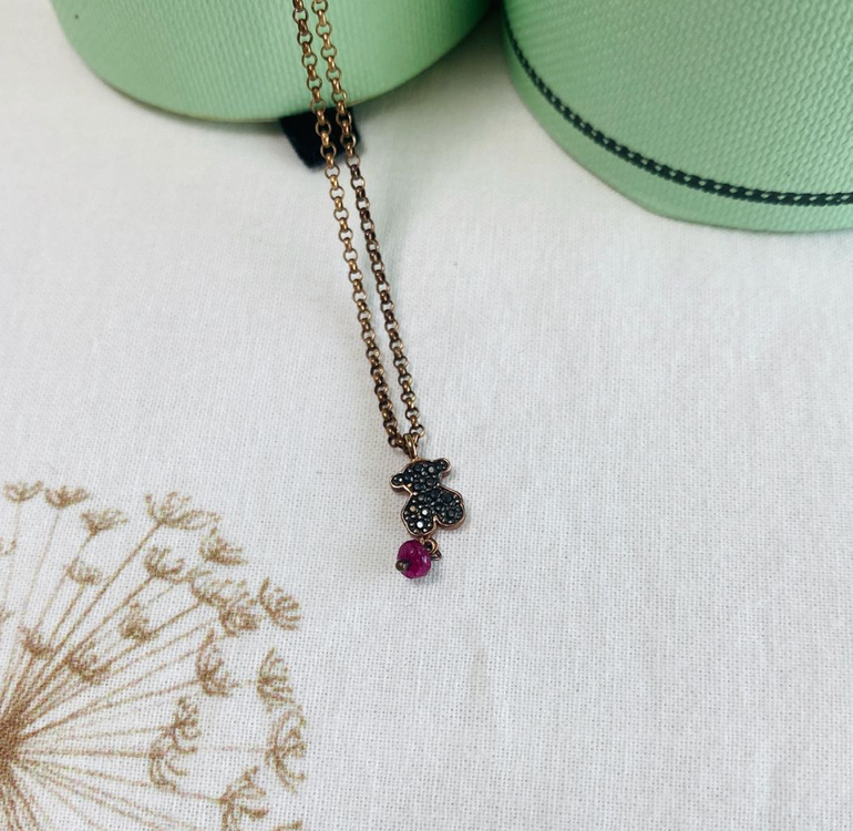 실버925) TOUS 토스 실버 곰돌이 은 목걸이 루비 원석 스페인 팔찌 귀걸이 반지 브로치 토즈 투스 판도라 이미지