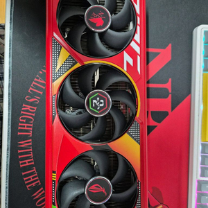 ASUS ROG 에바 아스카에디션 그래픽카드 도색방열판 이미지