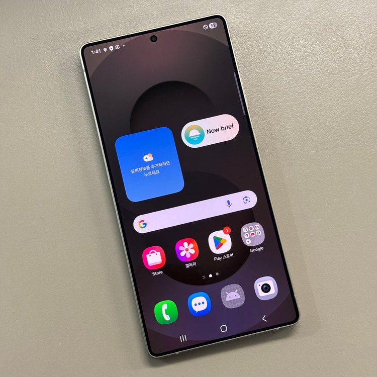 대용량)자급제) 갤럭시S25울트라 내추럴그레이 512용량 상태좋은 특A급 단말기 정상해지폰 95만 판매합니다 이미지