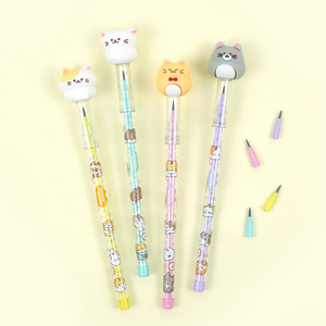 핑크풋 1000 냥냥이 카트리지 연필 HB 12개일괄 이미지