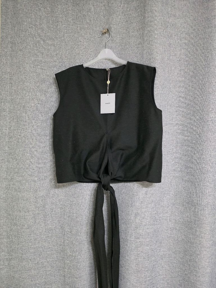 (새상품) rrace 레이스 Nep linen Blouse 블라우스(Black) 이미지