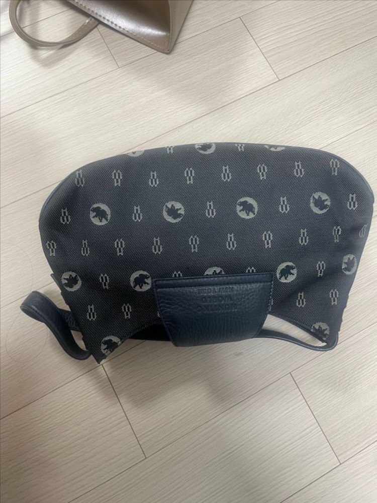 MCM로고 패턴 빈티지 숄더백 이미지