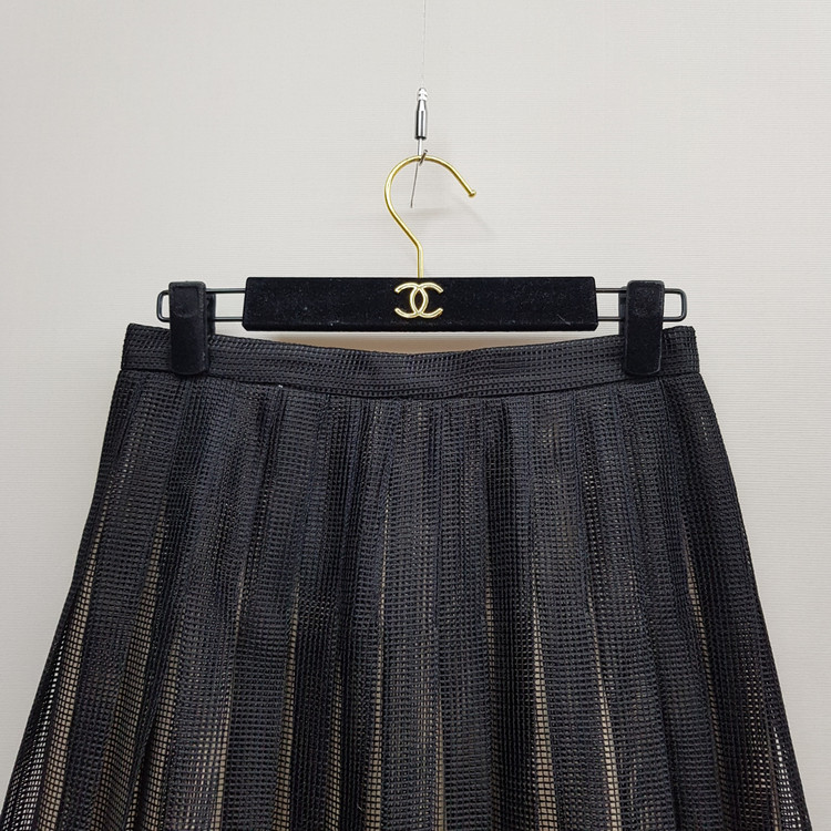 ORR 오르 2021 메쉬 레이어드 플리츠 롱 스커트 S사이즈 이미지