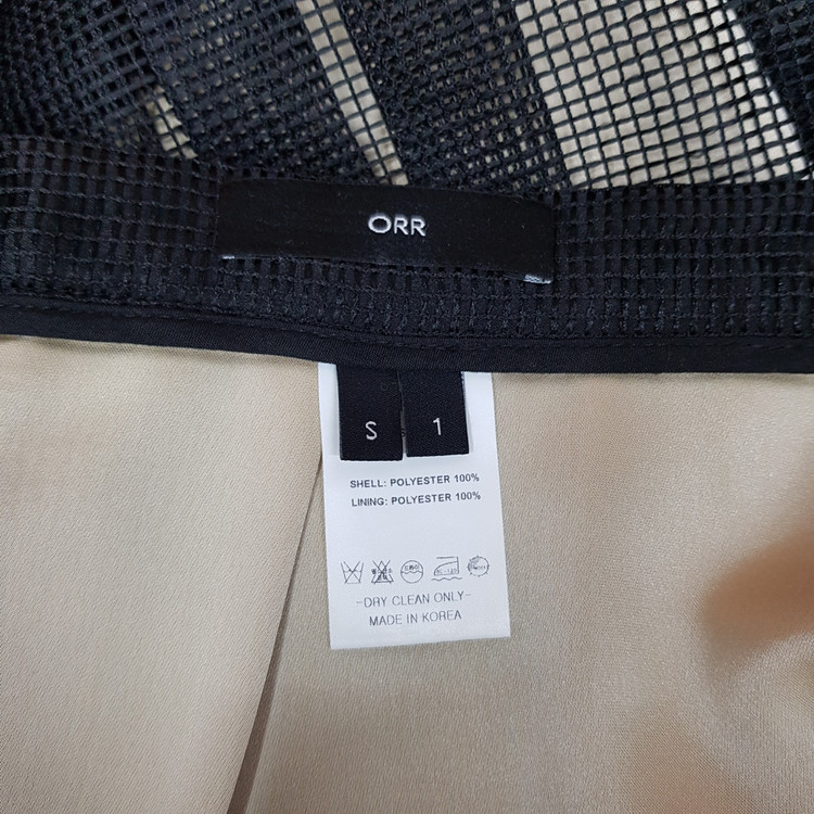 ORR 오르 2021 메쉬 레이어드 플리츠 롱 스커트 S사이즈 이미지