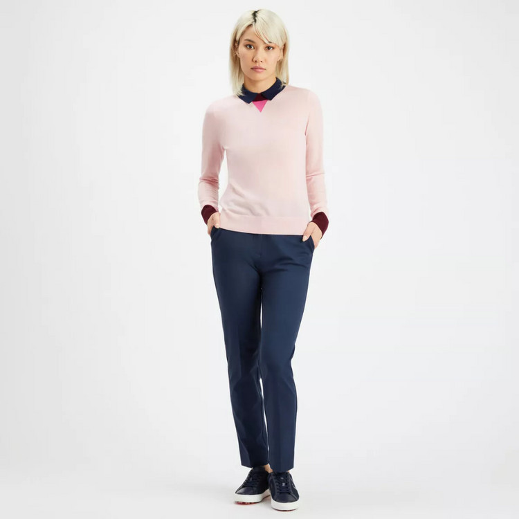 (새상품) 지포어 핑크 메리노울 니트 스웨터 m사이즈 이미지