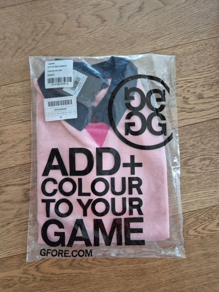 (새상품) 지포어 핑크 메리노울 니트 스웨터 m사이즈 이미지