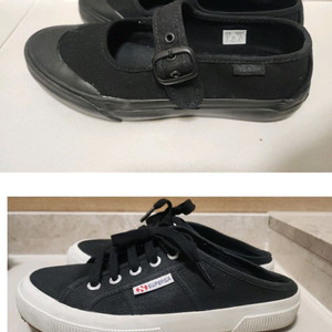 (2종류)반스 메리제인 스니커즈 여아 220사이즈&수페르가 뮬 230(둘다 사이즈 비슷) 이미지