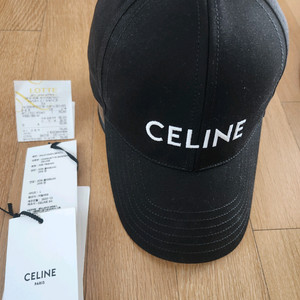 (W) 셀린느 베이스볼 캡 코튼 블랙 m사이즈 이미지