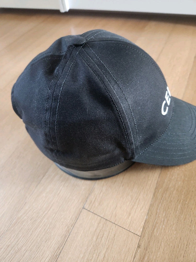 (W) 셀린느 베이스볼 캡 코튼 블랙 m사이즈 이미지