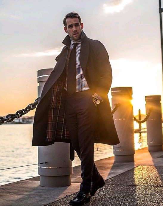 유니클로 x JW 앤더슨 리버시블 체크 트렌치 코트 이미지