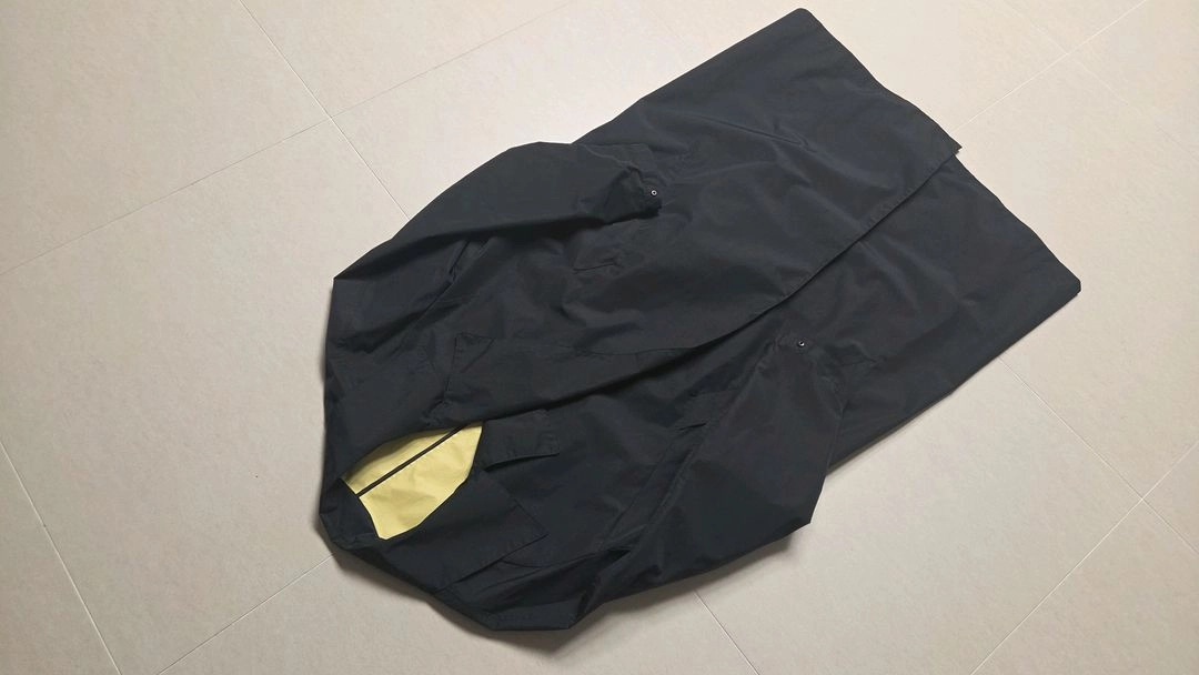 일꼬르소 버튼리스 오버핏 롱 트렌치 코트 이미지