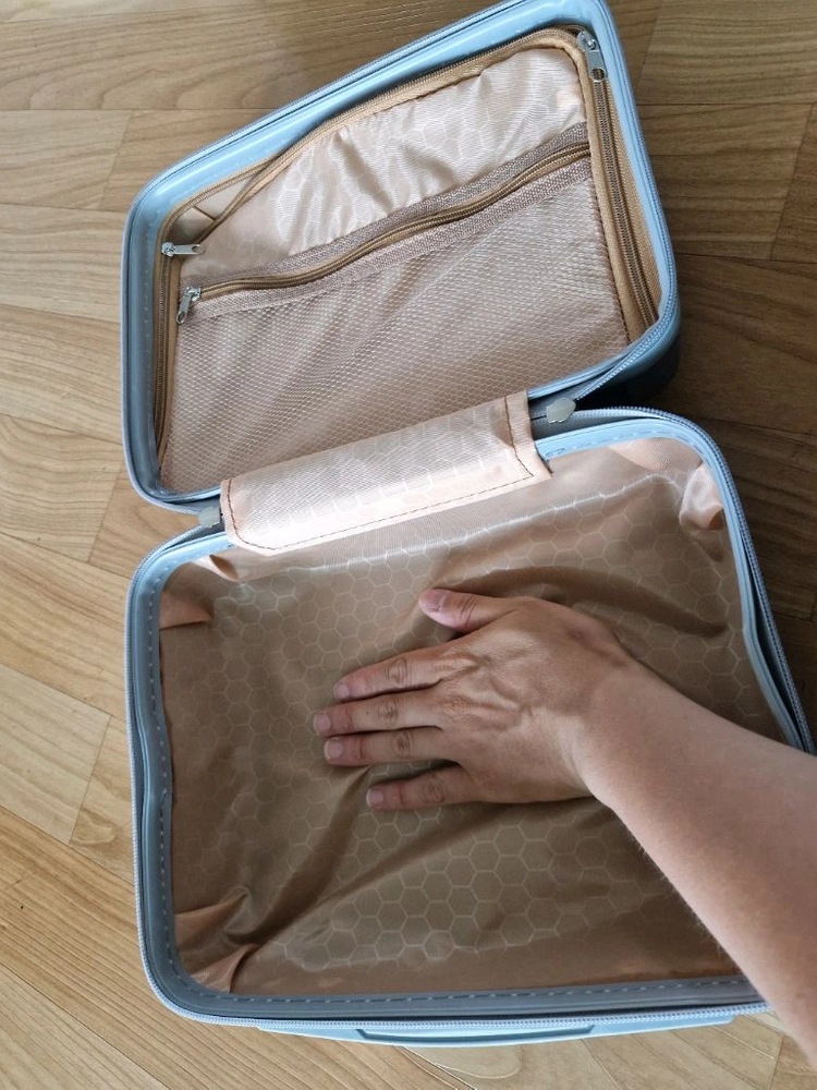 캐리어형 소형 멀티 파우치 수납 가방 하드 케이스 캐리어 가방 이미지