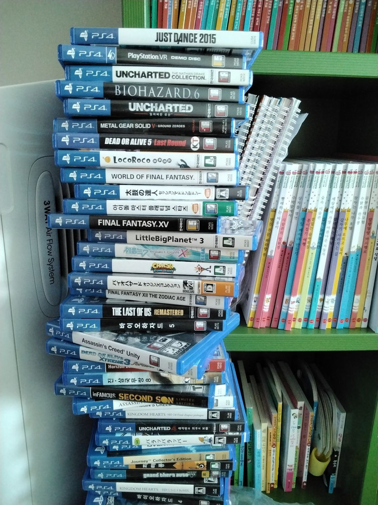 콘솔 게임 타이틀 모음 PS4, PS5 게임시디 이미지