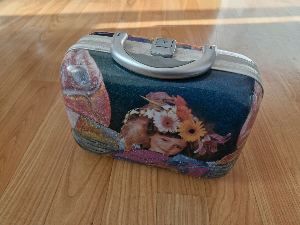 캐리어형 소형 멀티 파우치 수납 가방 하드 케이스 레디백 (지갑형) 이미지