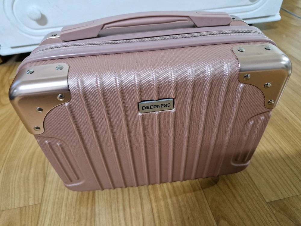 DEEPNESS 캐리어형 소형 멀티 파우치 수납 가방 하드 케이스 캐리어 가방 이미지