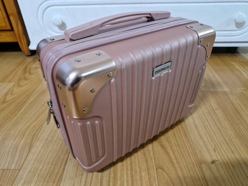 DEEPNESS 캐리어형 소형 멀티 파우치 수납 가방 하드 케이스 캐리어 가방 이미지