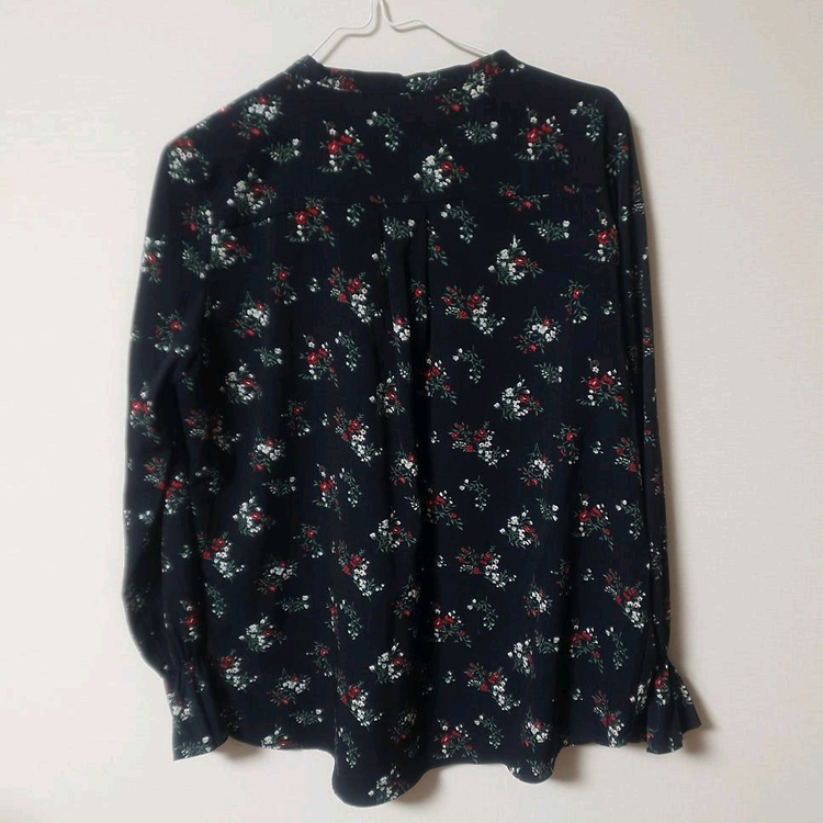 새상품) 플라워 리본 타이 프릴 블라우스 / 육육걸즈 핫핑 리리앤코 공구우먼 아뜨랑스 체리코코 쇼퍼랜드 밀크코코아 이미지