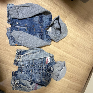 자라청자켓 2개 폴로청바지 이미지