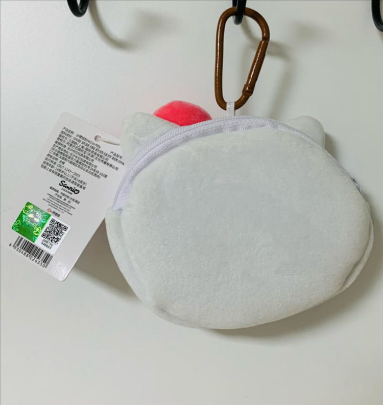 산리오 헬로키티 동전지갑 파우치 키링 이미지