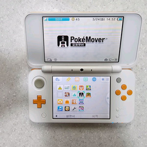 뉴 닌텐도 2ds xl 화이트 (뱅크, 무버) 3ds 이미지