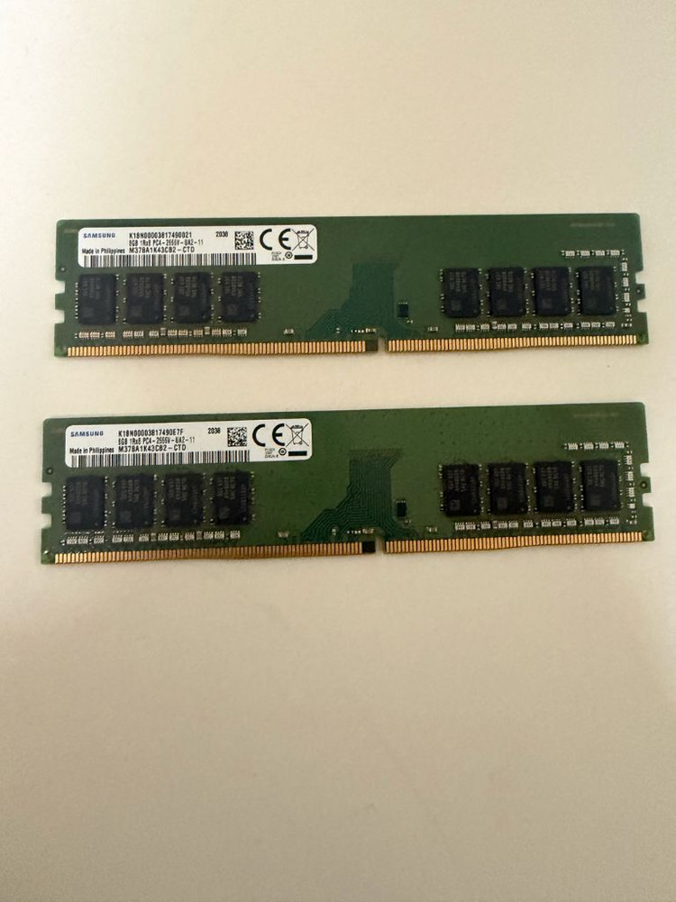 삼성전자 DDR4 8기가 2개 팝니다 이미지