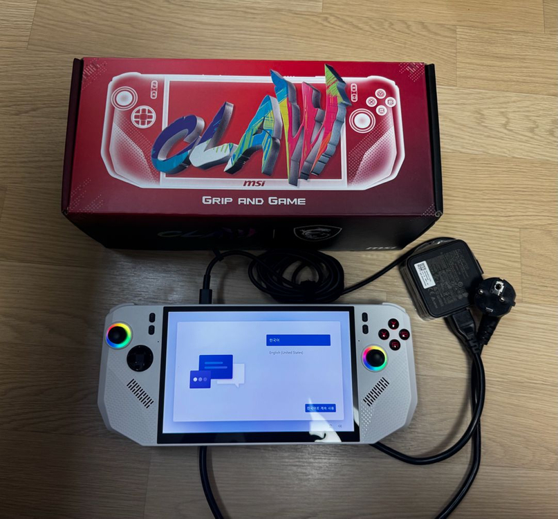 msi claw a8 클로a8 umpc 이미지