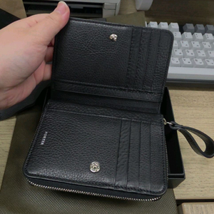 261-03894 포터 블랙 가죽 반지갑 이미지