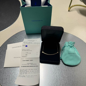 티파니앤코 스마일 목걸이 로즈골드 (라지) 이미지