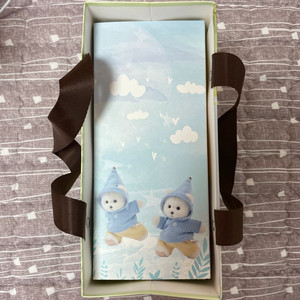 새제품) 테디테일즈 레나베어 키링 밀크티 이미지