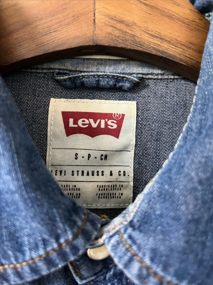 리바이스 데님 셔츠 이미지