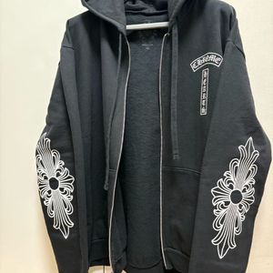 (정품, XL) 크롬하츠 홀스슈 티바로고 후드집업 이미지