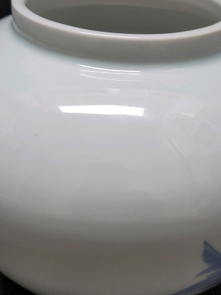 봉환요 백자 청화 모란문호 도자기 이미지