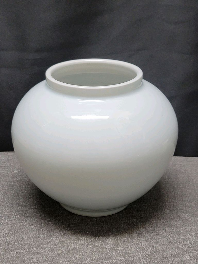 봉환요 백자 청화 모란문호 도자기 이미지