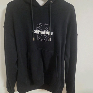 정품 오프화이트 남자 블랙후드 XL 팝니다 이미지