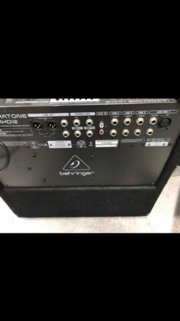 베링거 KXD12 앰프 이미지