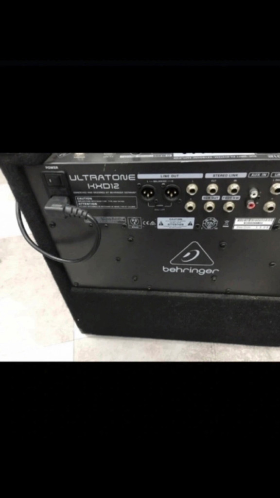 베링거 KXD12 앰프 이미지