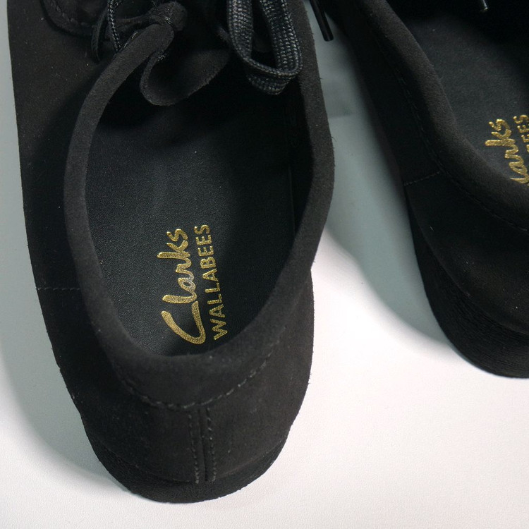 클락스 월라비 블랙 스웨이드 260 이미지