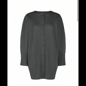 미 이세이미야케 웜 매쉬 플리츠 가디건&스커트 세트-추가할인 이미지