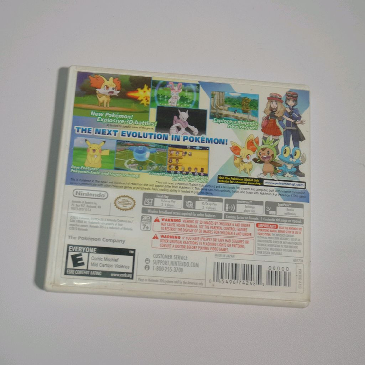 닌텐도 3DS 포켓몬스터 X (미국판 USA) 이미지